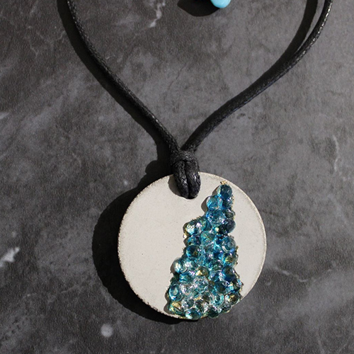 Collier Bleu Lagon